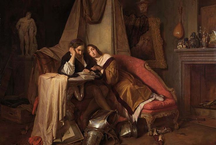 800px-Josef_Danhauser,_The_Novel_Reading_I,_1841