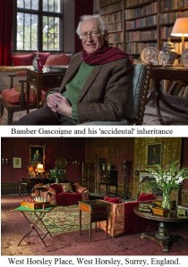Bamber Gascoigne at West Horsley Place.