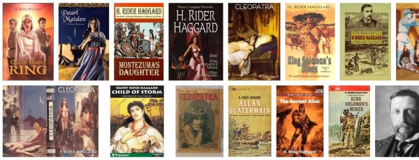 Rider Haggard books as background theme