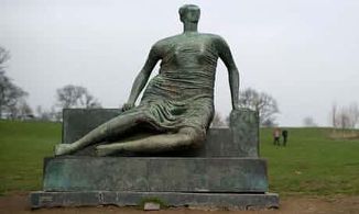 Image of a Henry Moore statue